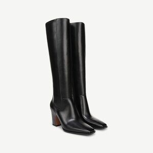 NIB Franco Jonie Knee High Boot Black Leather 8